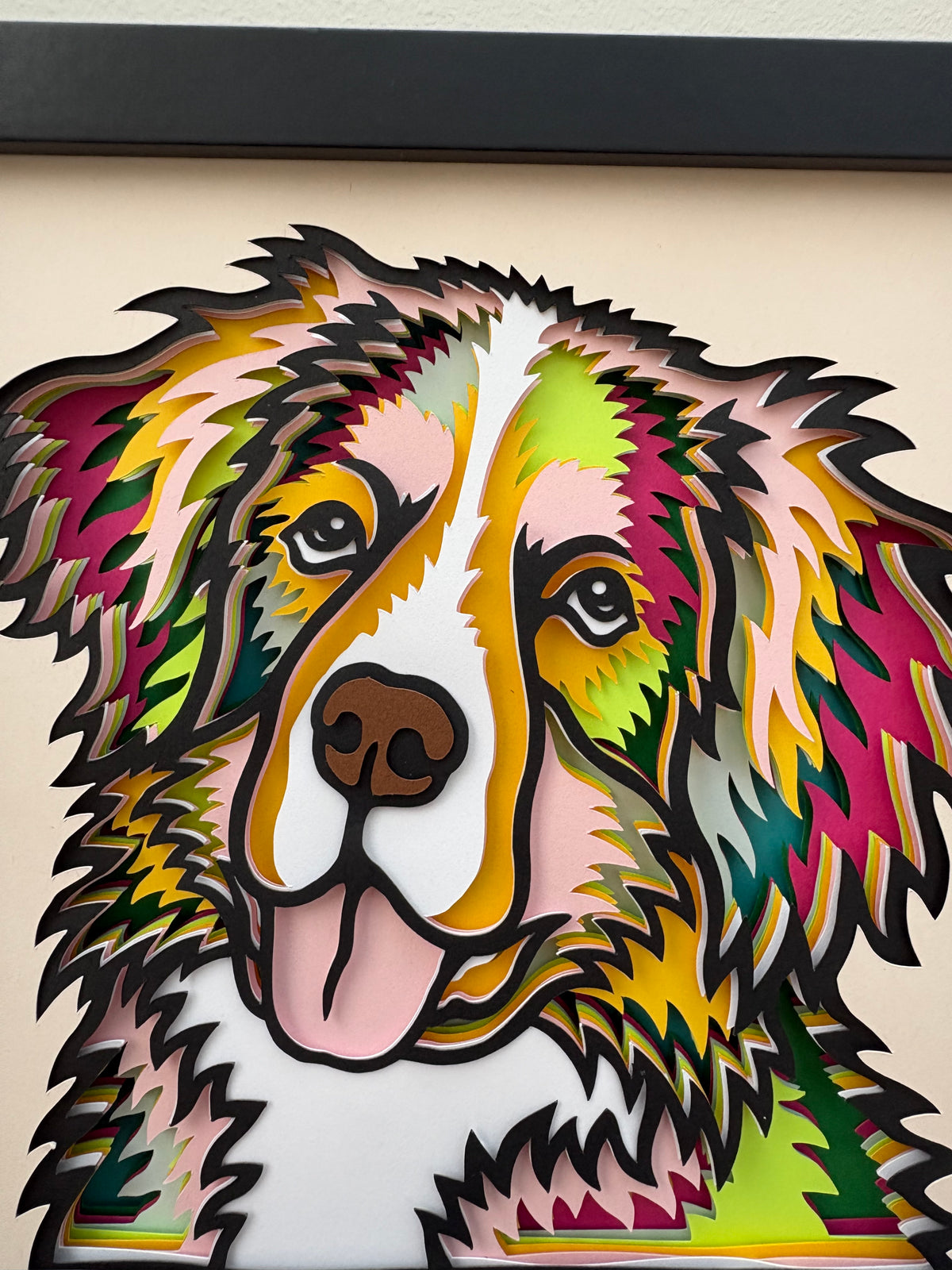 3D Bernese Mountain Dog Artwork