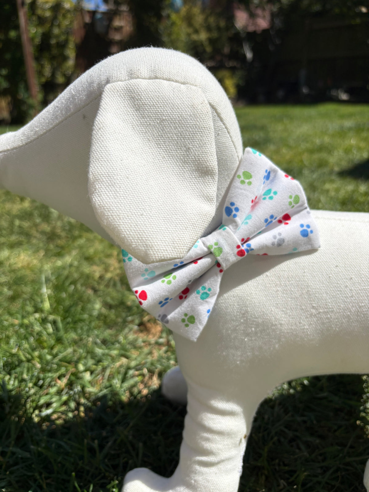 Paw Print Bow