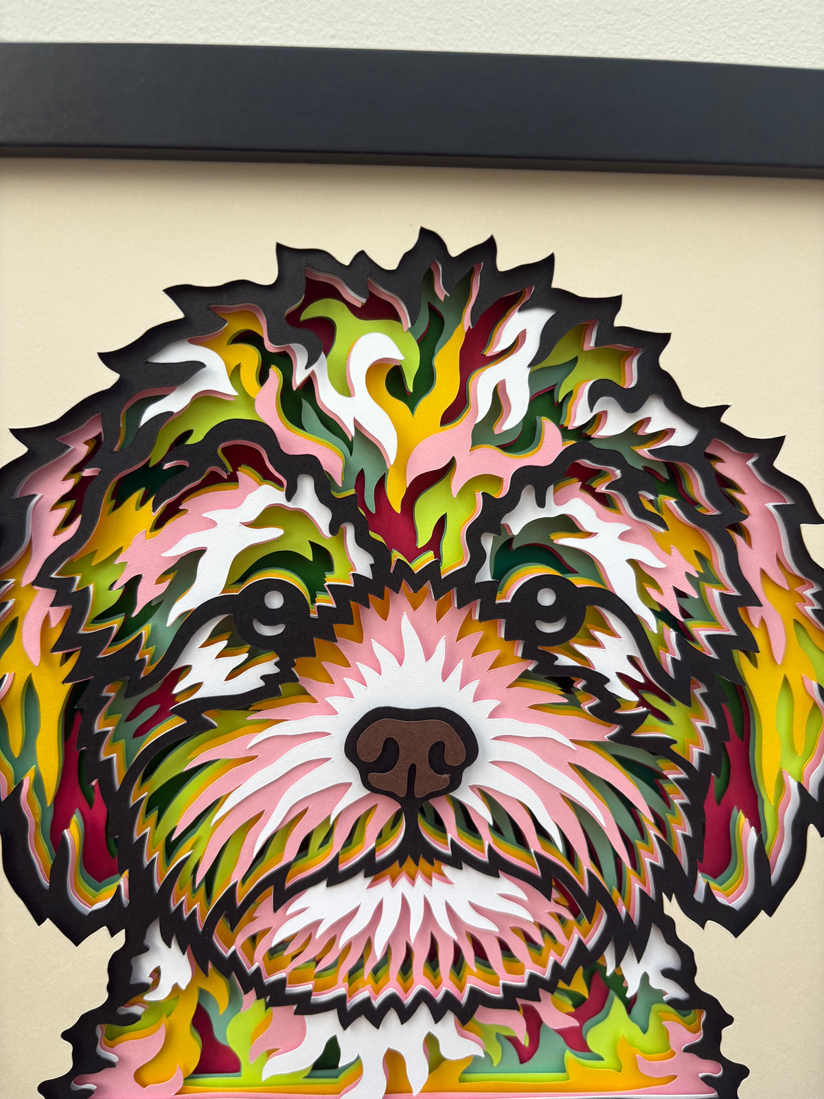 3D Cavapoo Dog Artwork