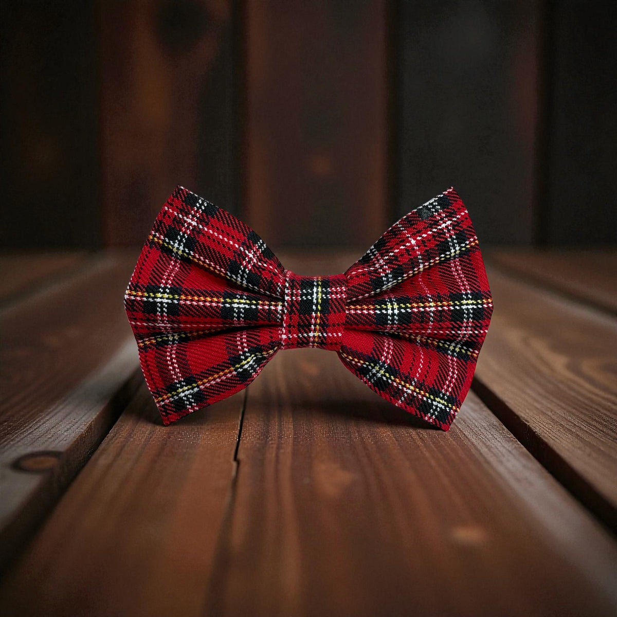 Red Tartan Bow