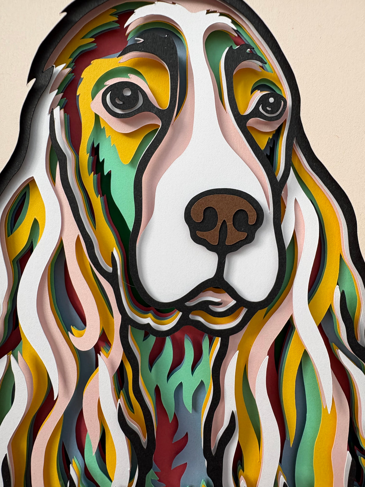 3D Cocker Spaniel Dog Artwork