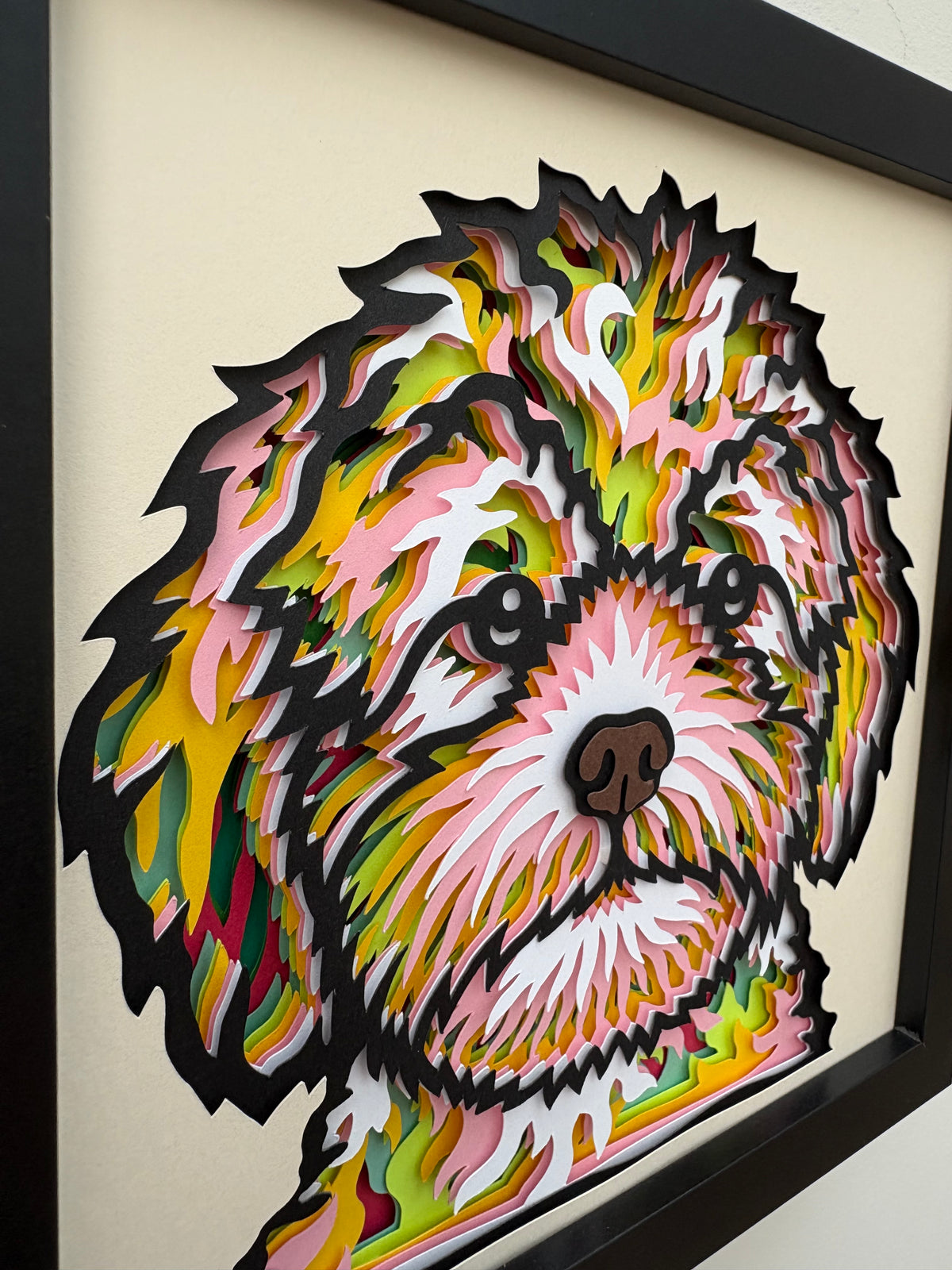 3D Cavapoo Dog Artwork