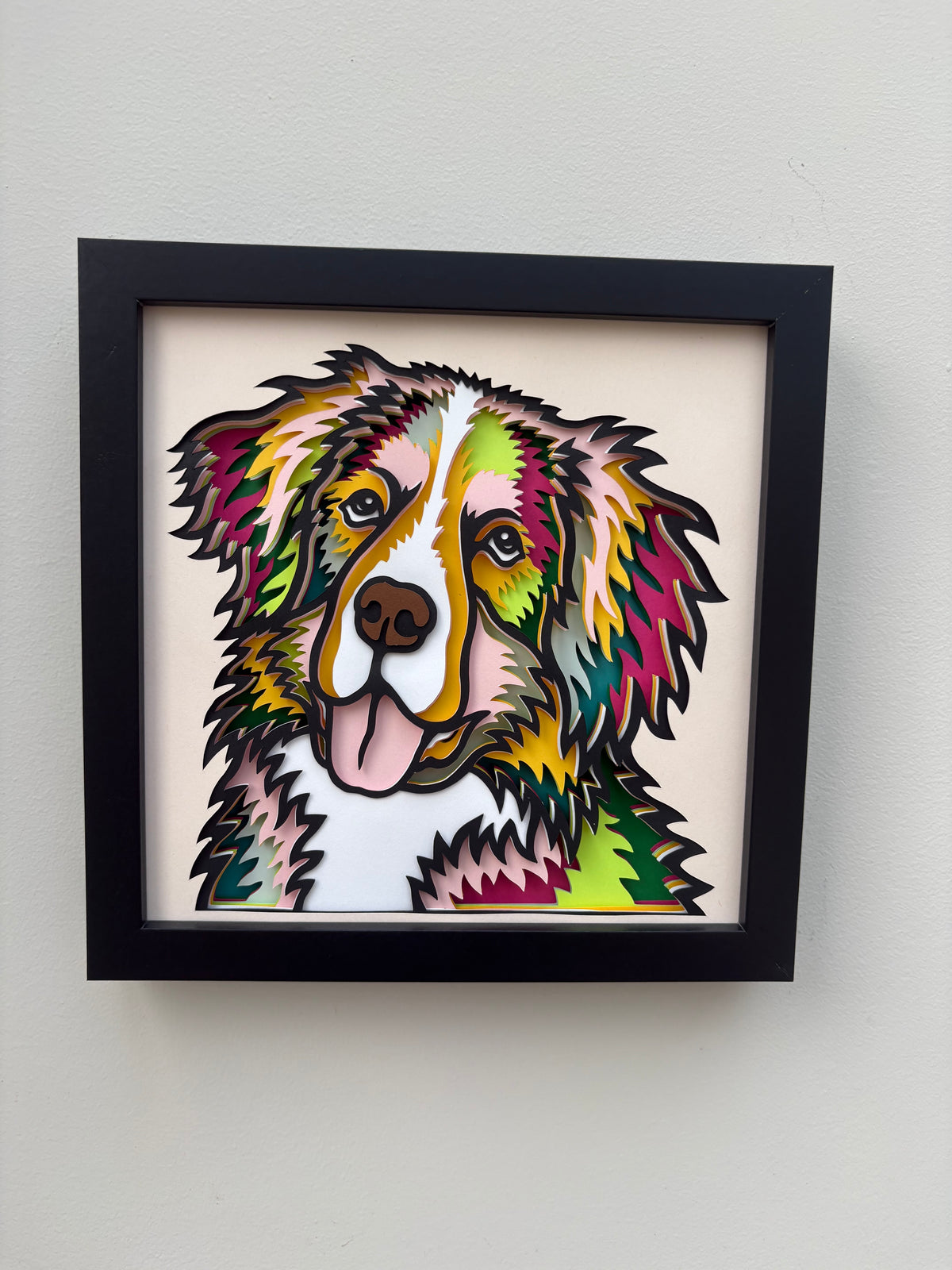 3D Bernese Mountain Dog Artwork