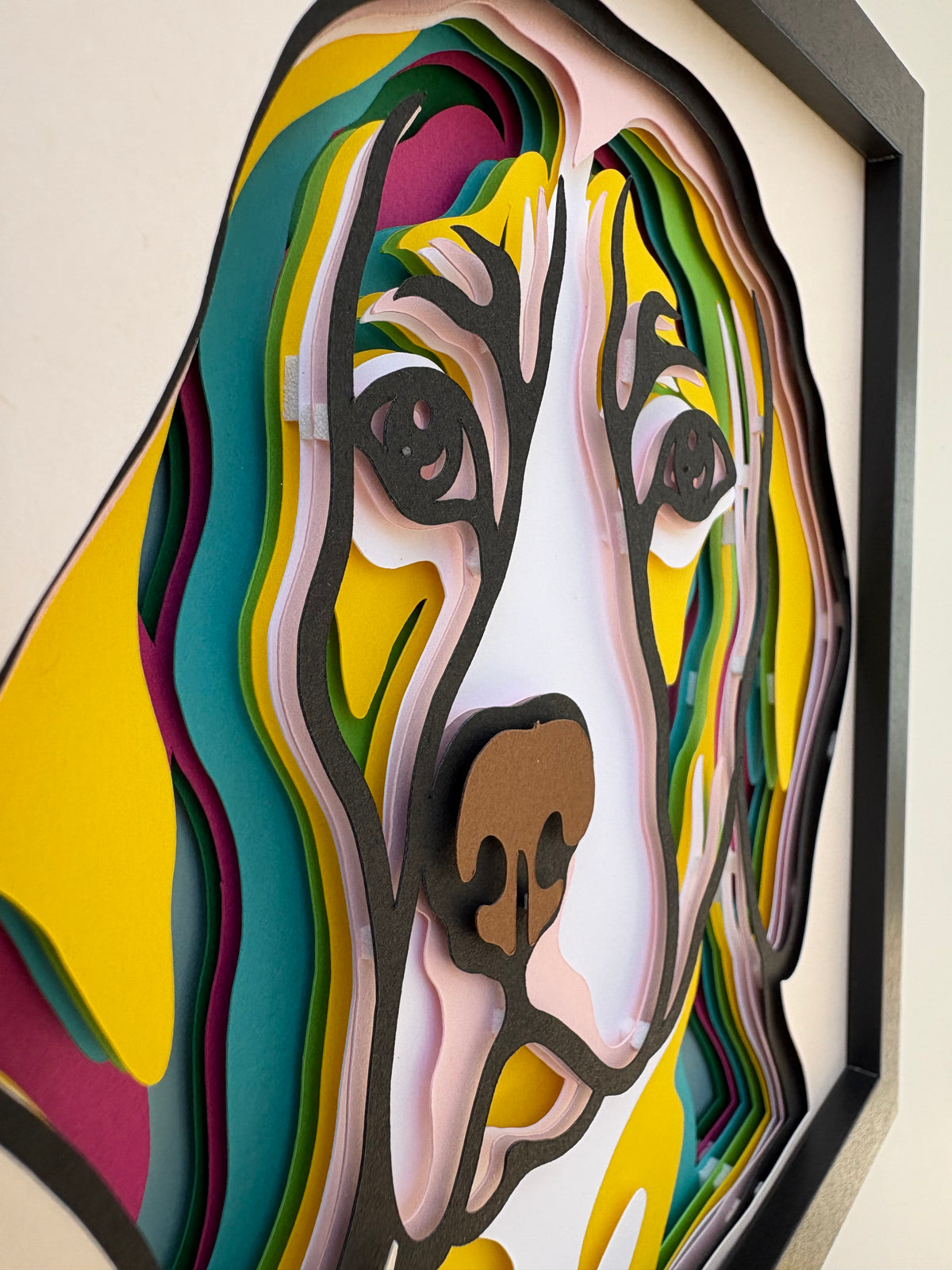 3D Beagle Dog Artwork