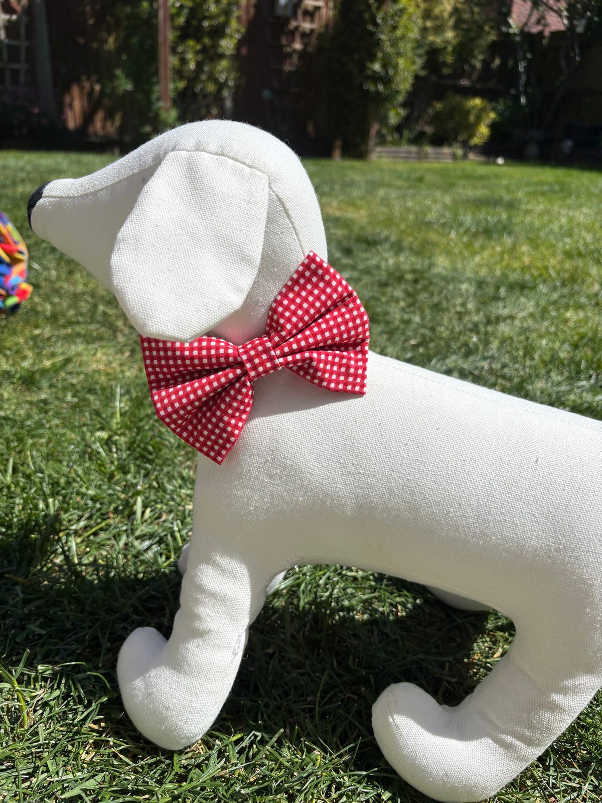 Red Gingham Bow