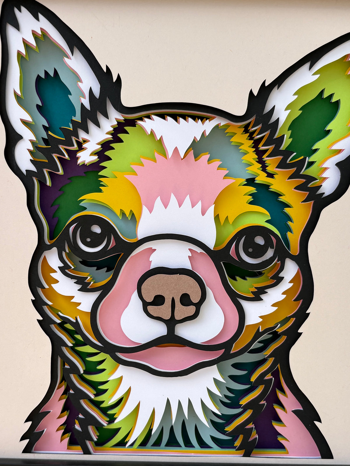 3D Chihuahua Dog Artwork