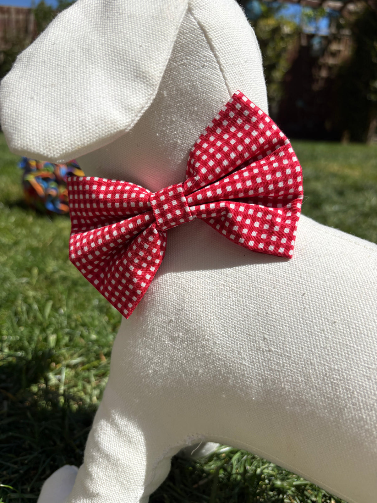 Red Gingham Bow