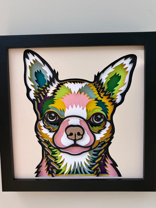 3D Chihuahua Dog Artwork