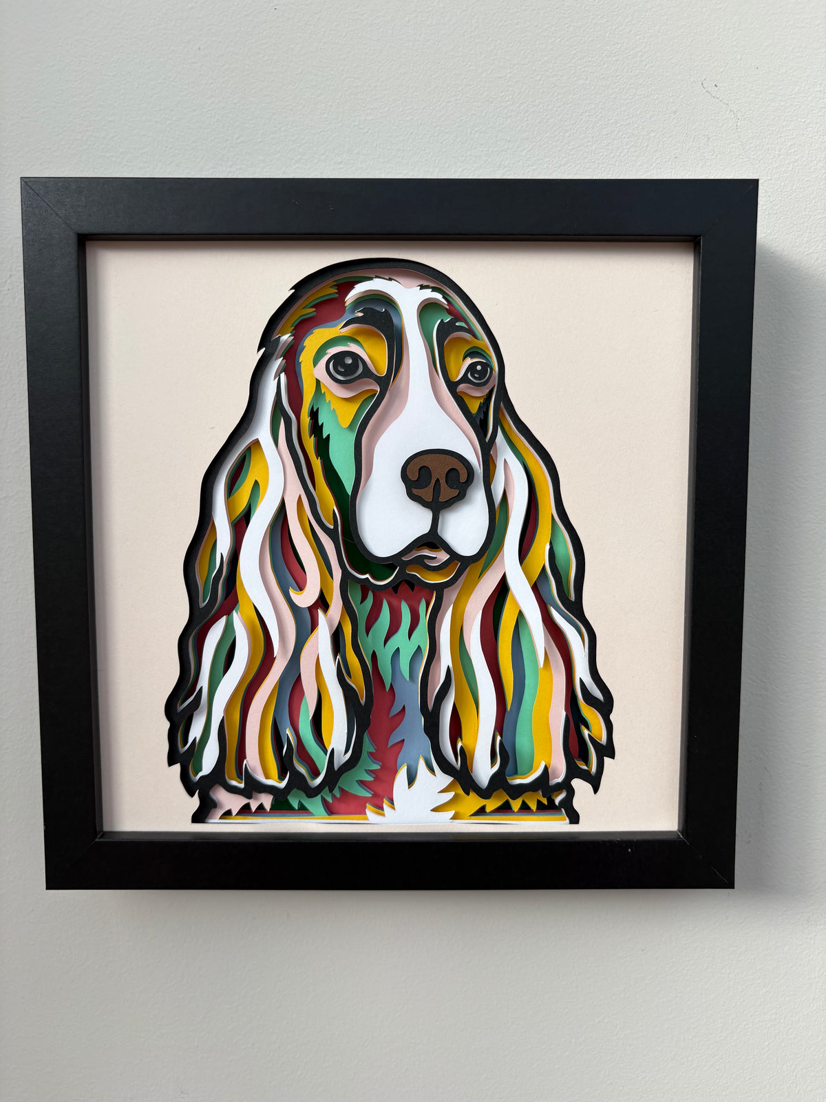 3D Cocker Spaniel Dog Artwork