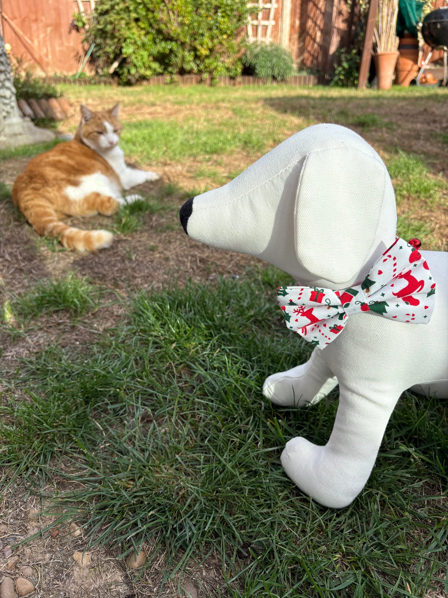 White Christmas Deer