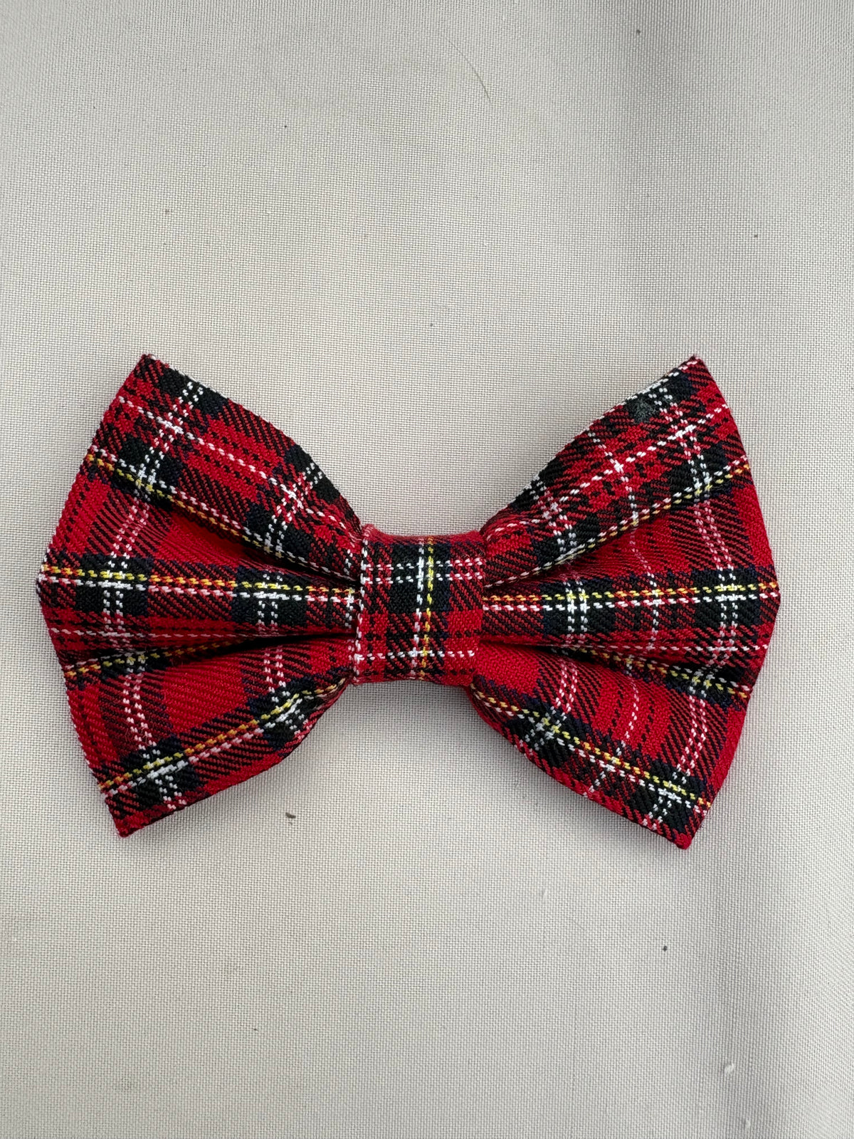Red Tartan Bow