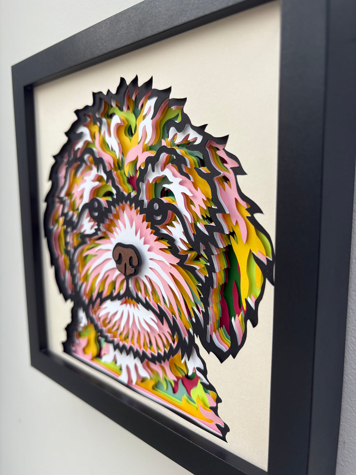 3D Cavapoo Dog Artwork