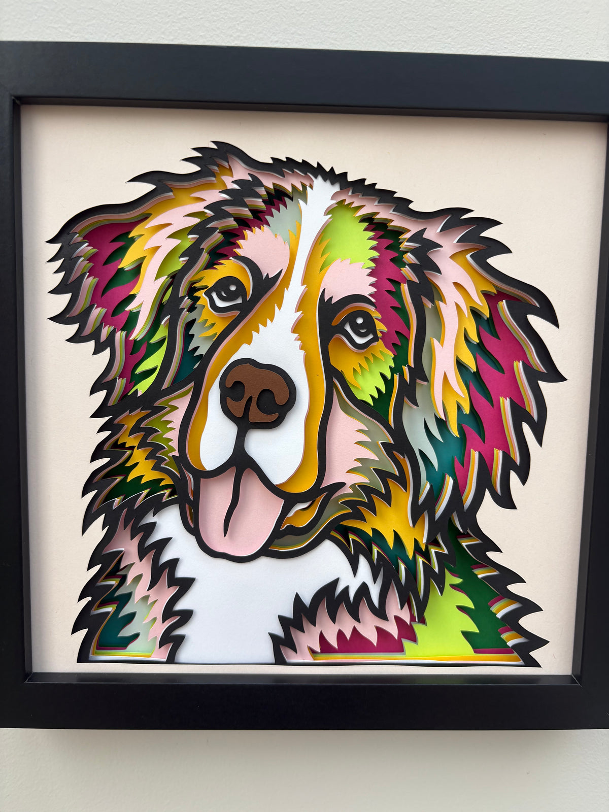 3D Bernese Mountain Dog Artwork