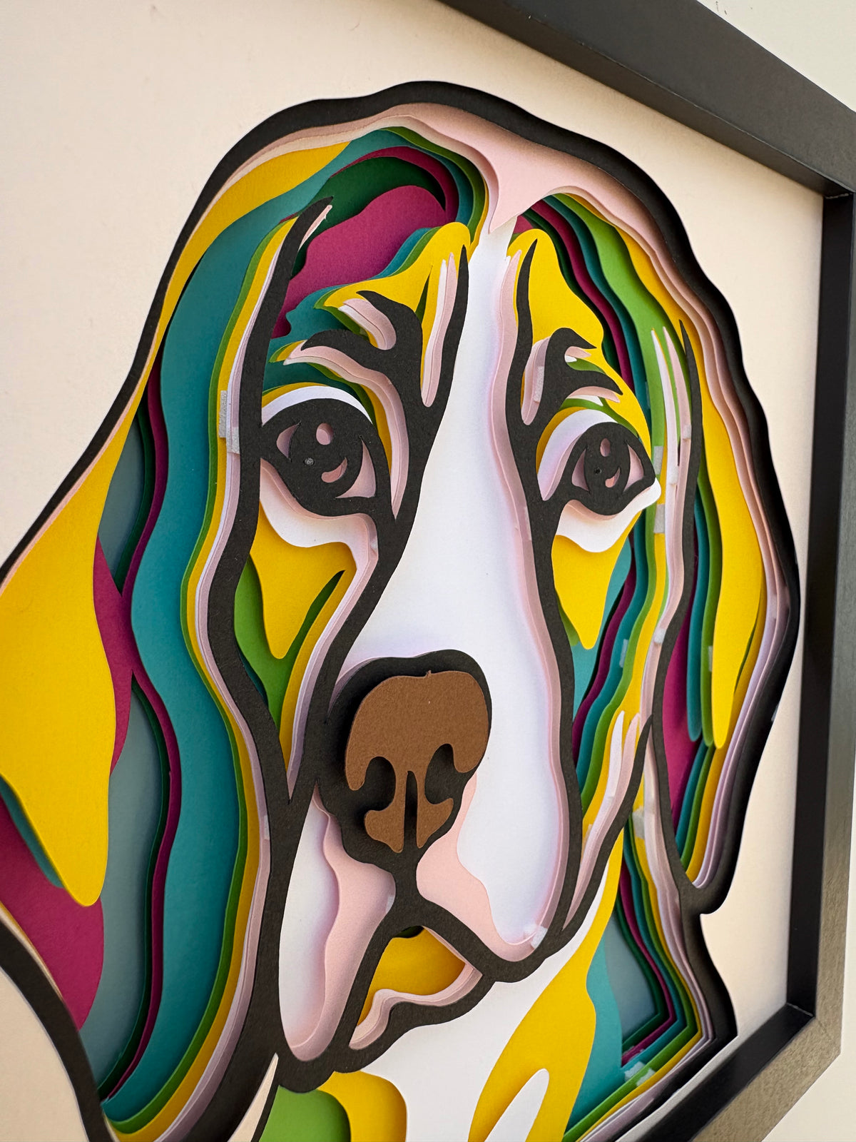 3D Beagle Dog Artwork