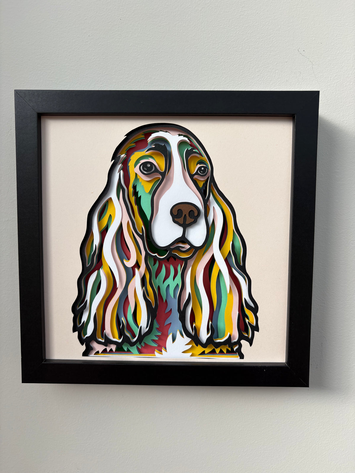 3D Cocker Spaniel Dog Artwork