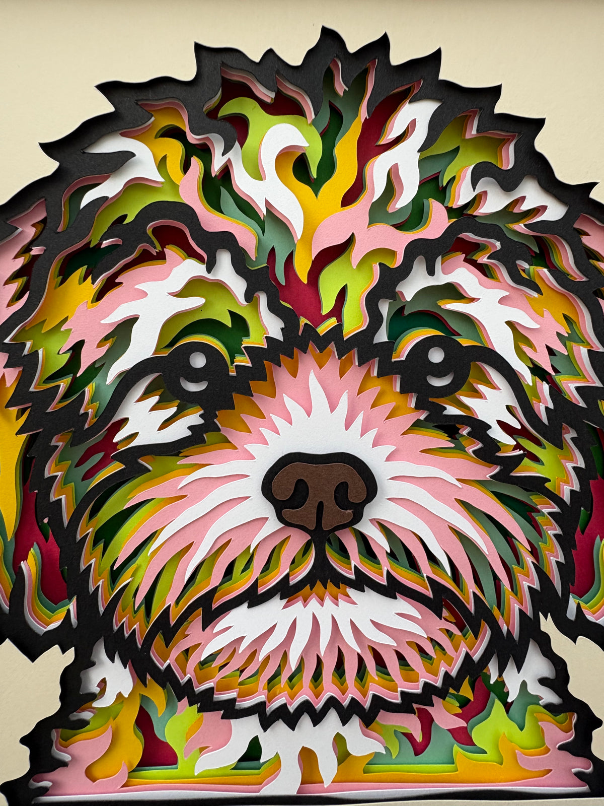 3D Cavapoo Dog Artwork