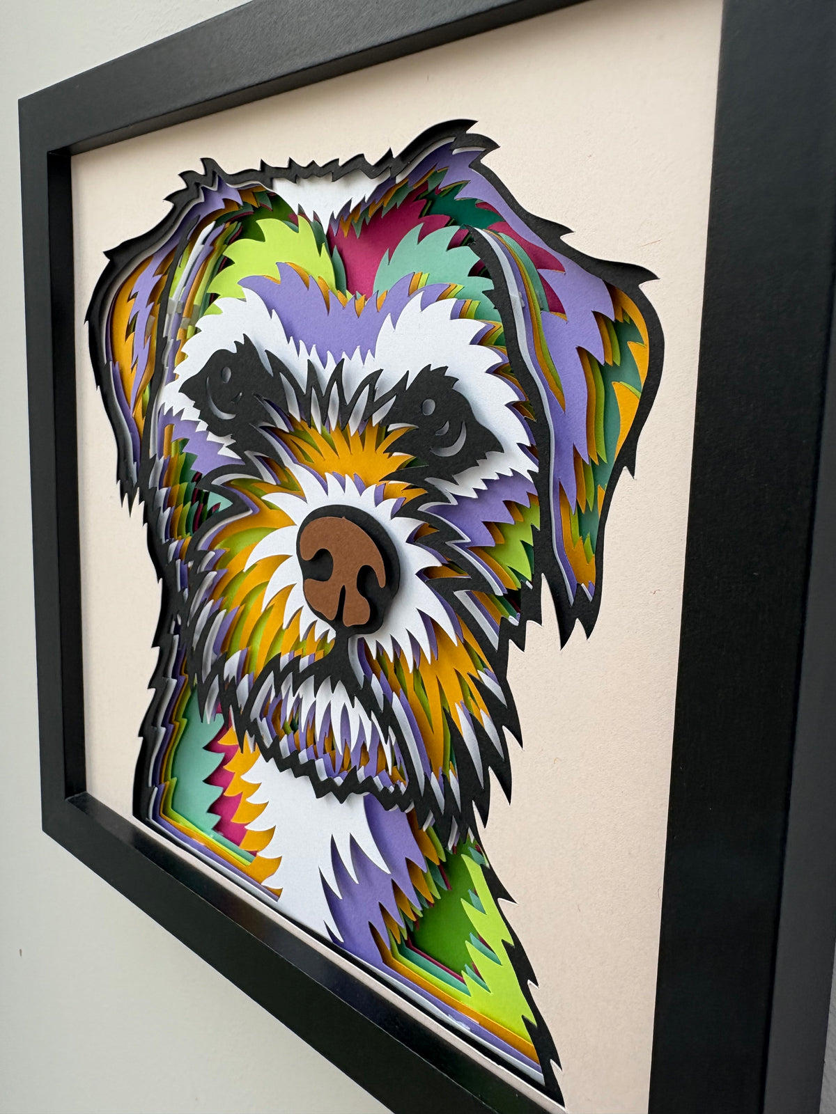 3D Border Terrier Dog Artwork