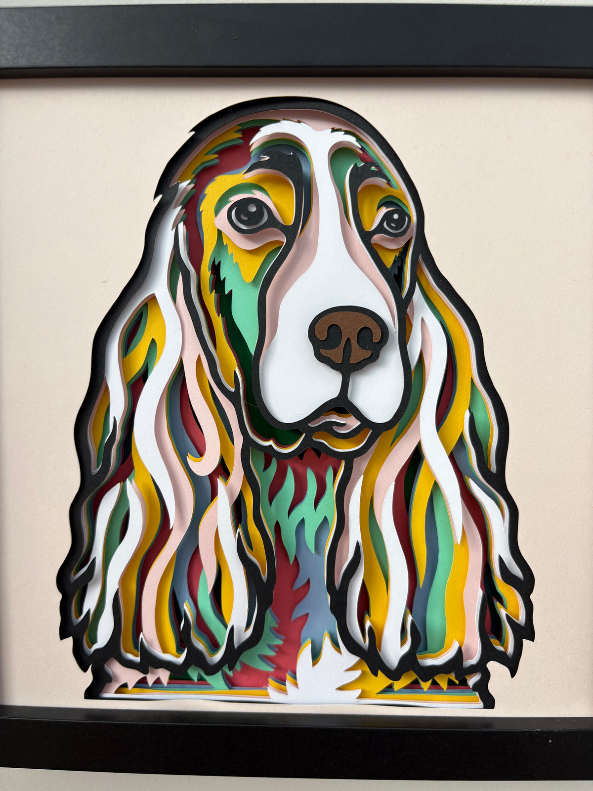 3D Cocker Spaniel Dog Artwork