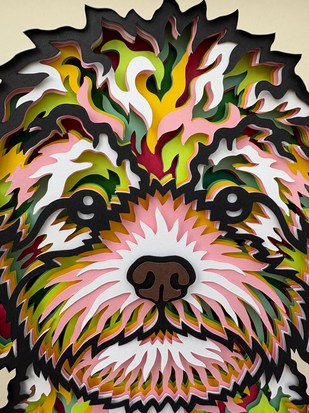 3D Cavapoo Dog Artwork
