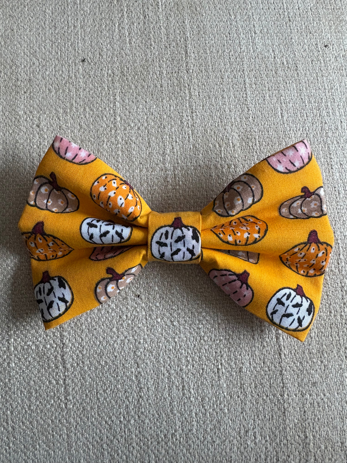 Orange Pumpkin Bow