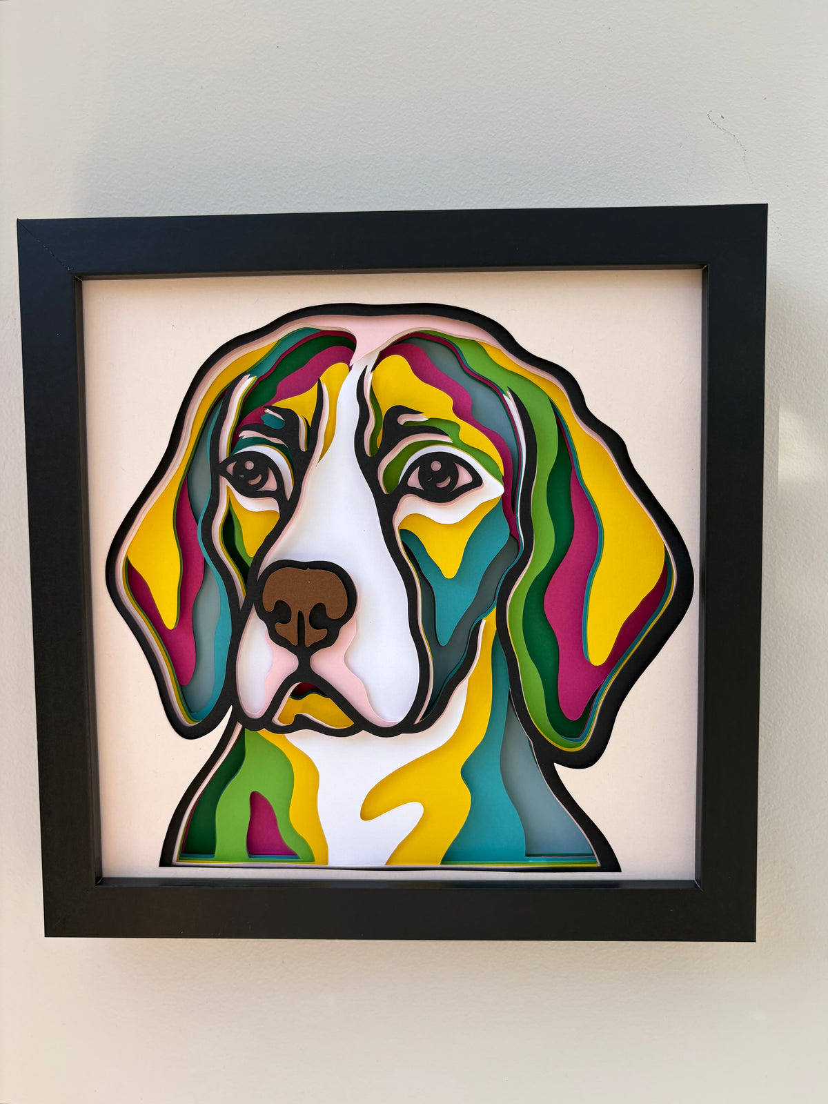 3D Beagle Dog Artwork