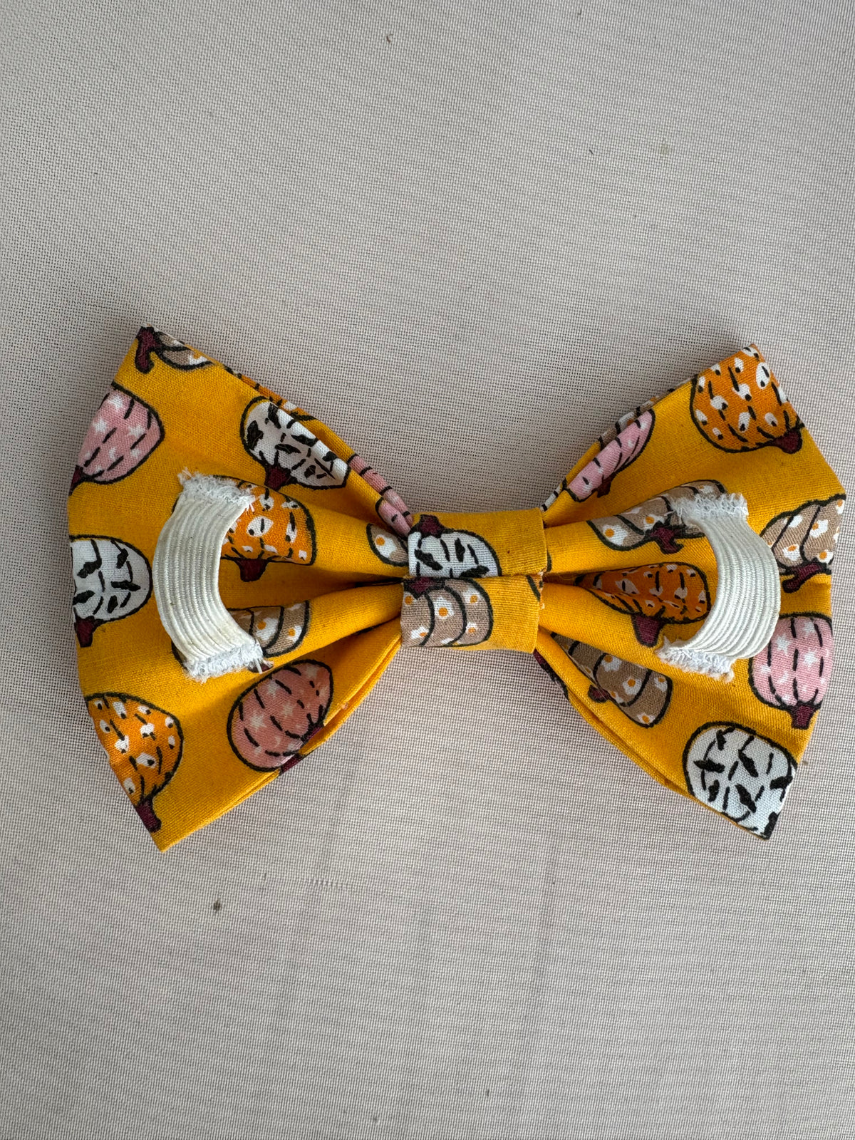 Orange Pumpkin Bow