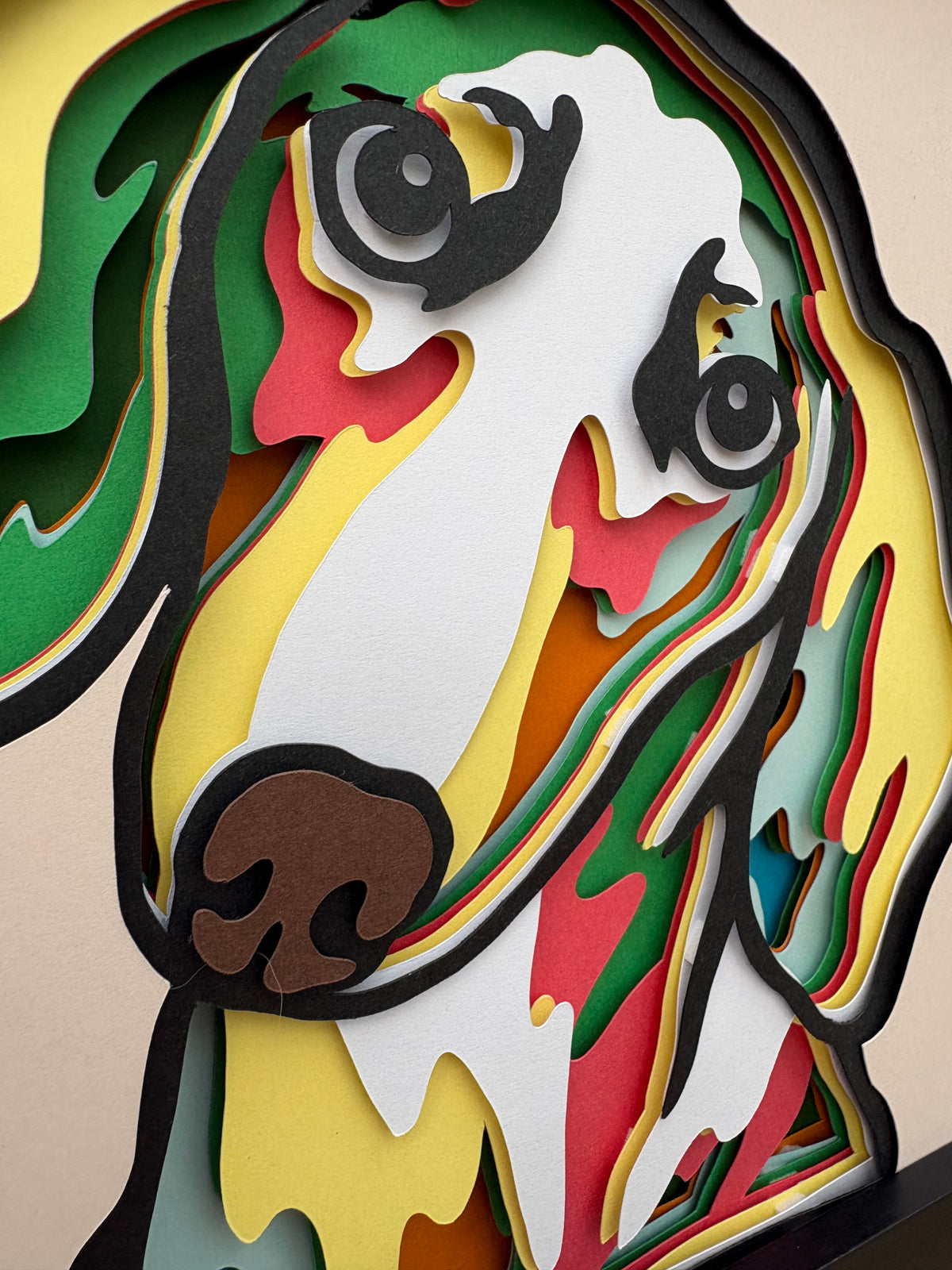 3D Dachshund Dog Artwork