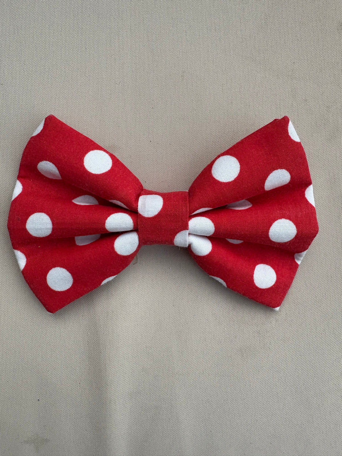 Red Large Spot Bow