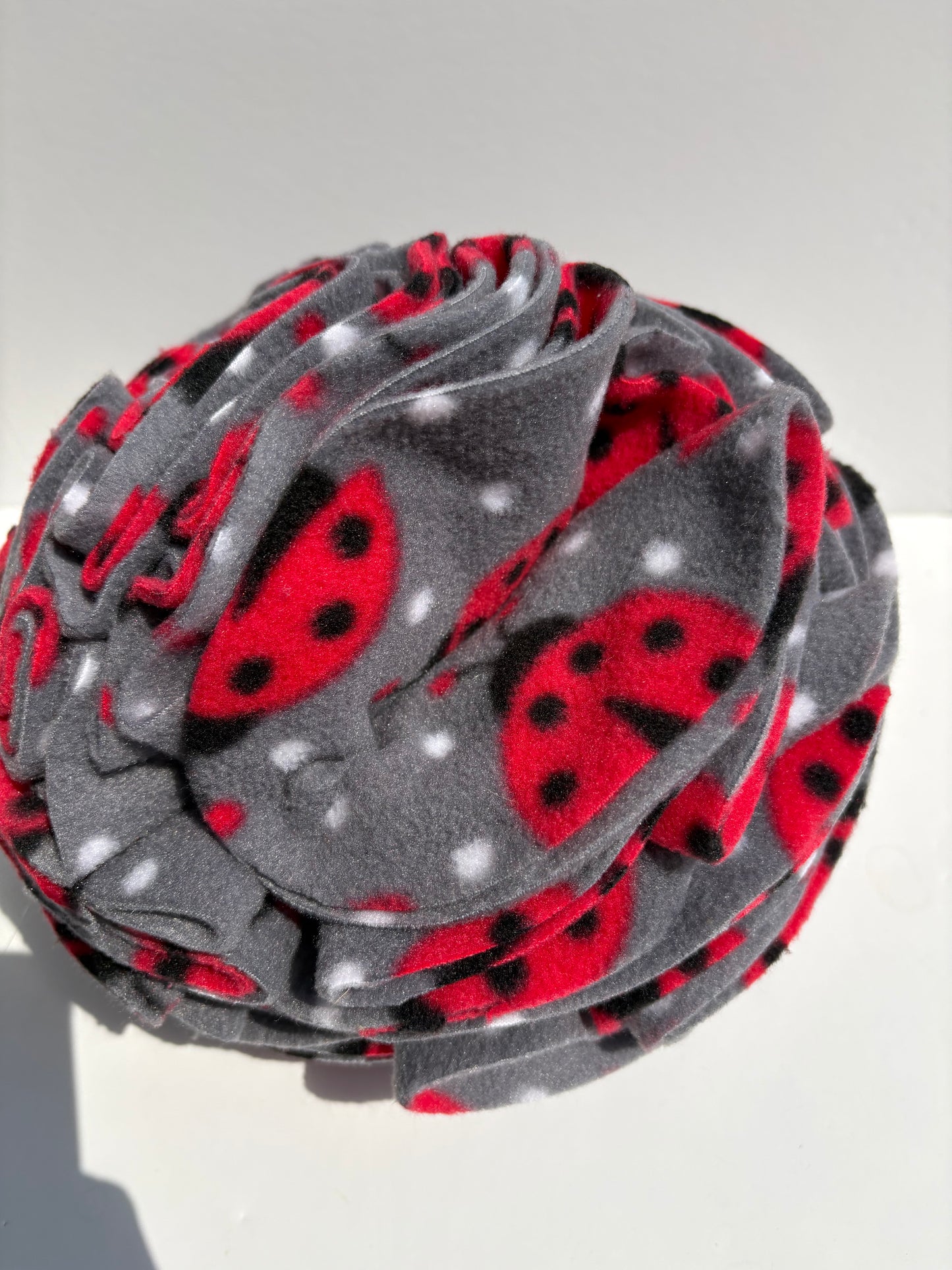 Dog Snuffle Ball 8” Ladybird print