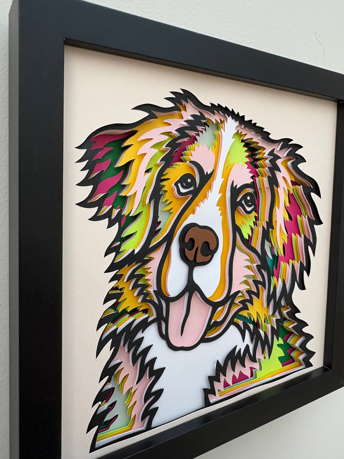 3D Bernese Mountain Dog Artwork