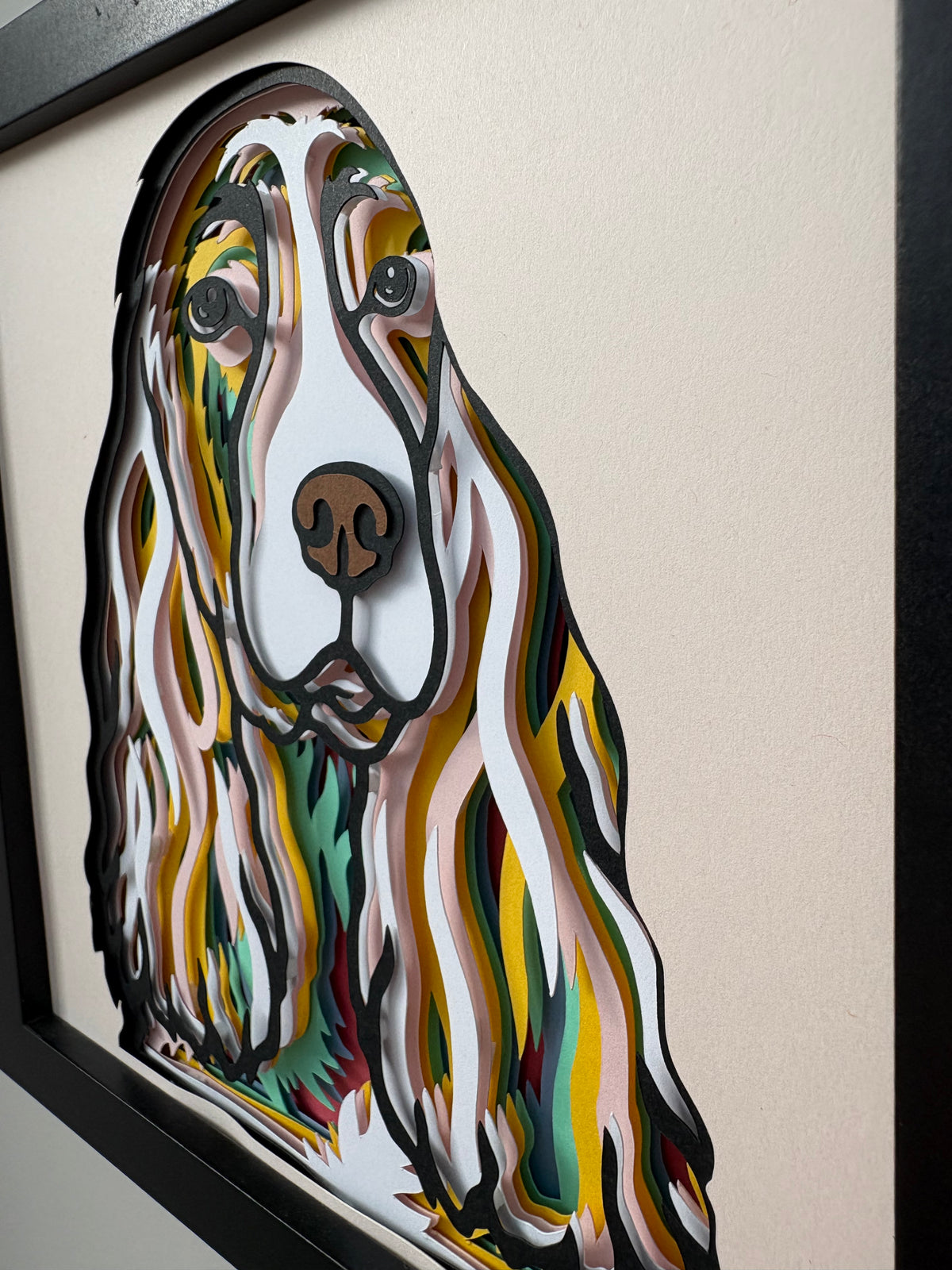3D Cocker Spaniel Dog Artwork