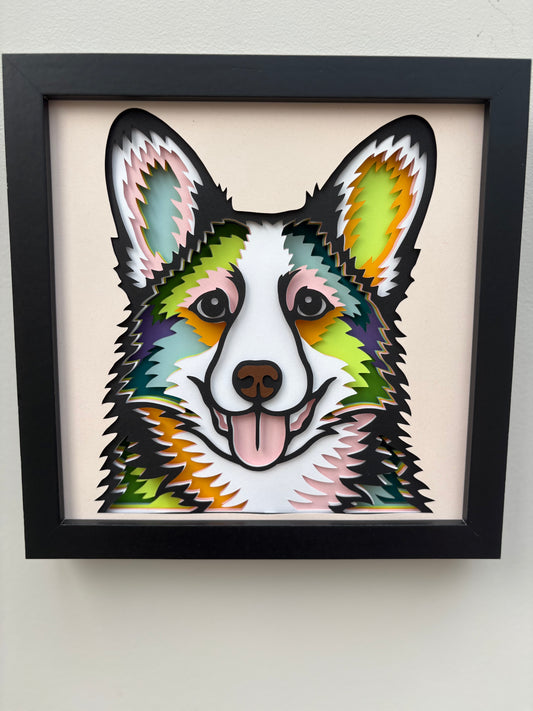 3D Corgi Dog Artwork