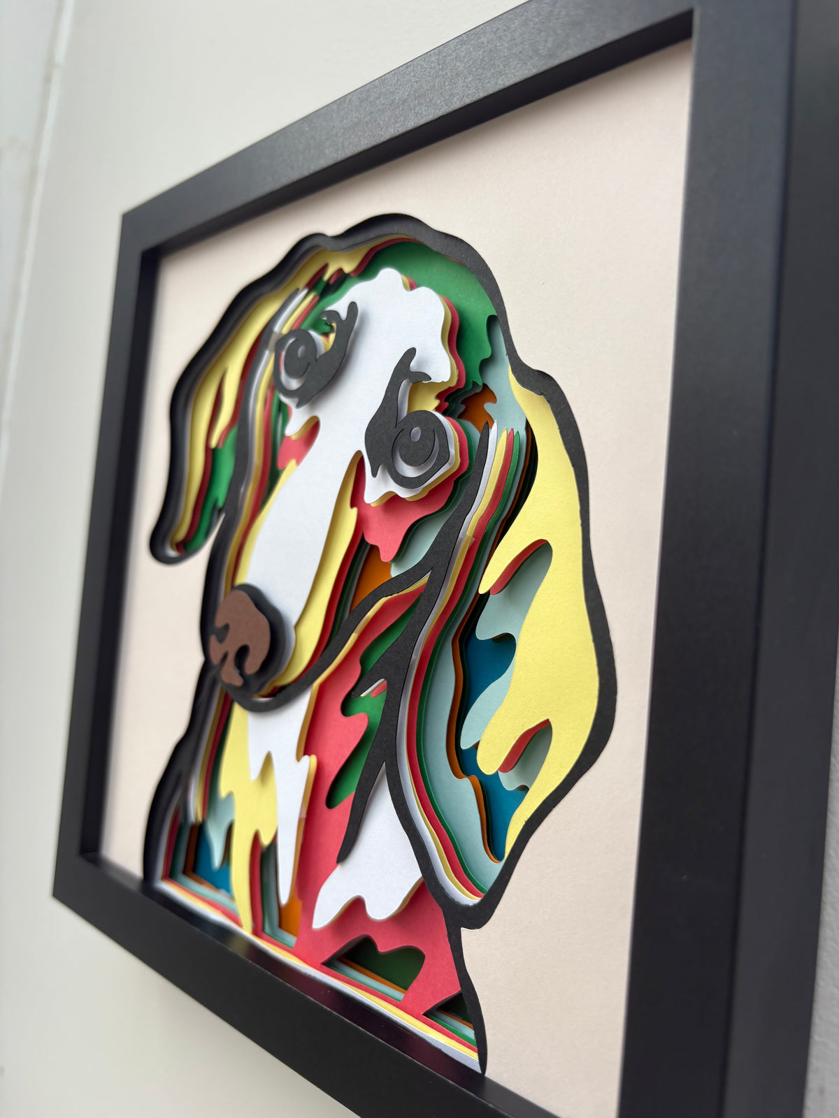 3D Dachshund Dog Artwork