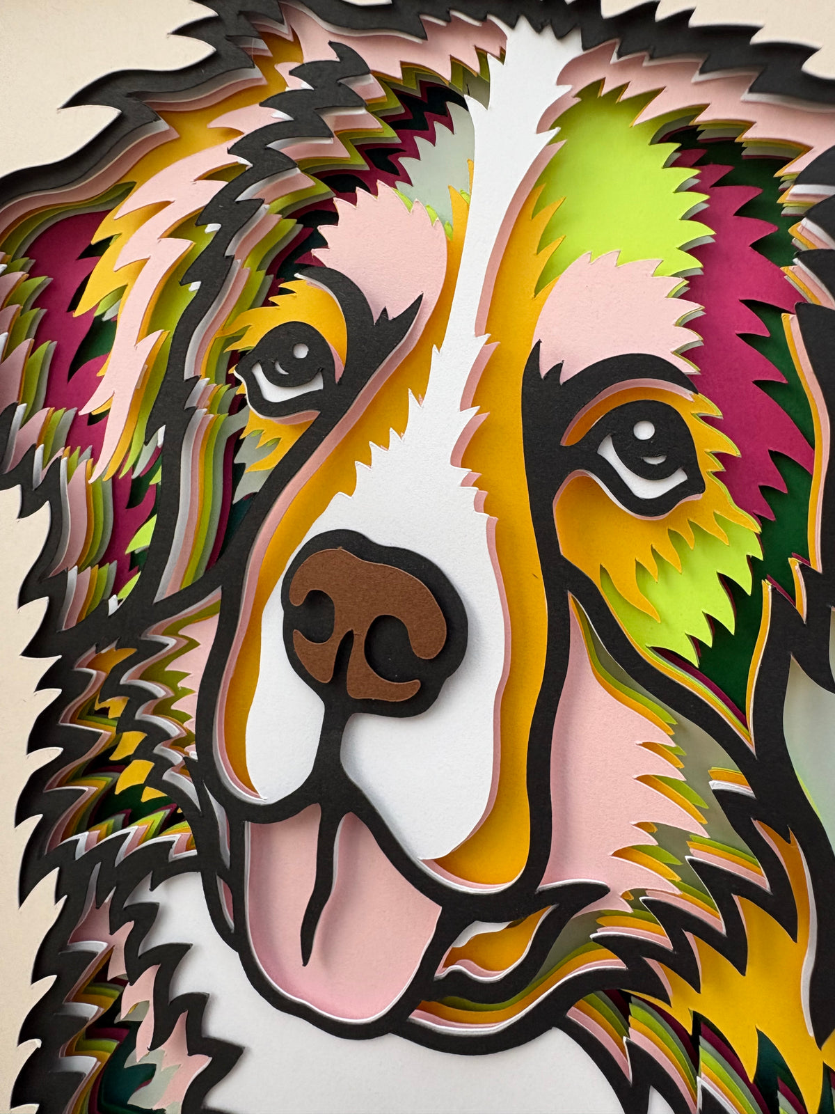 3D Bernese Mountain Dog Artwork