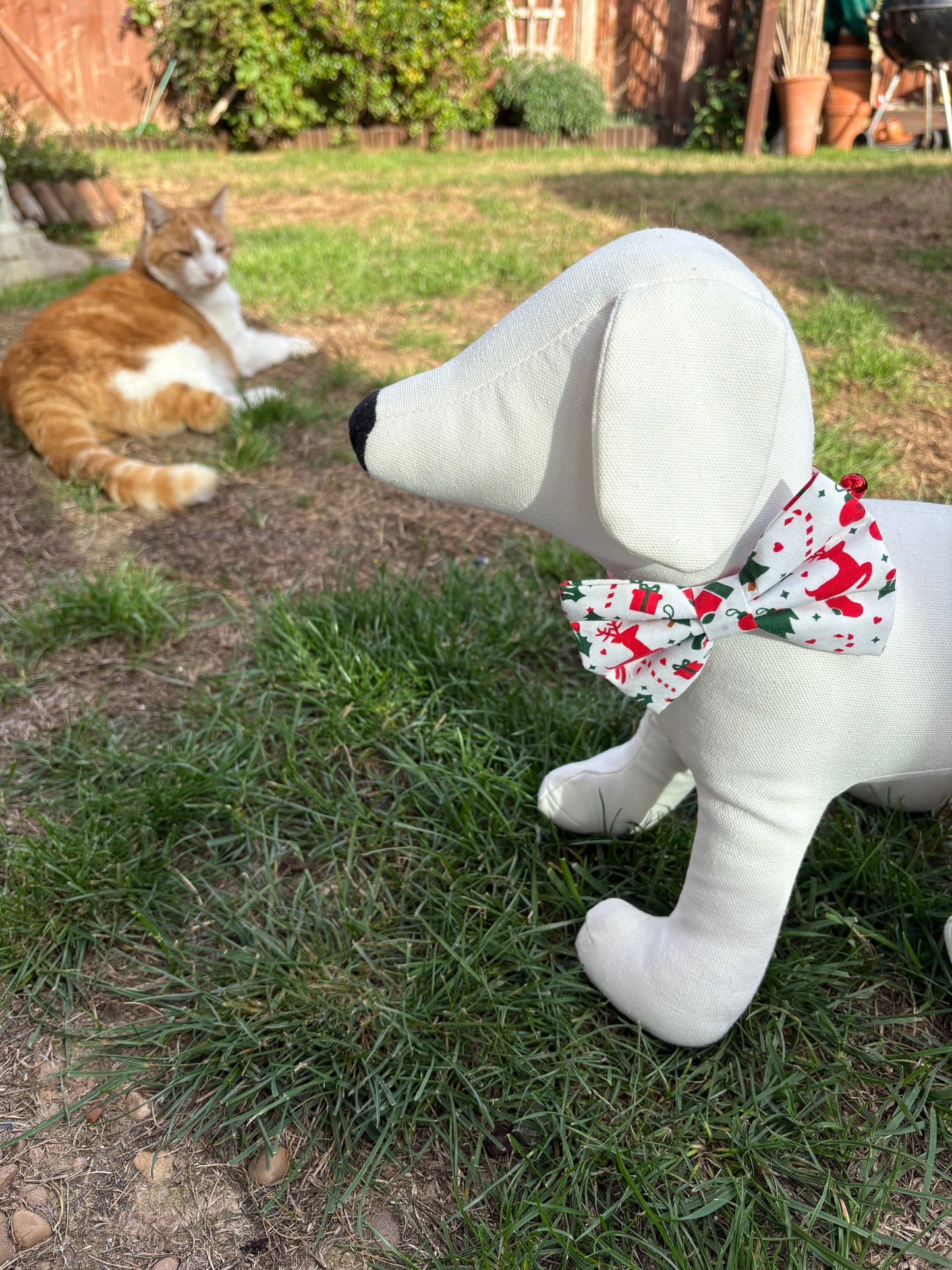 White Christmas Deer
