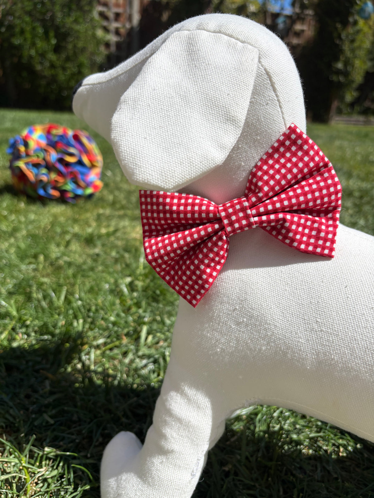 Red Gingham Bow