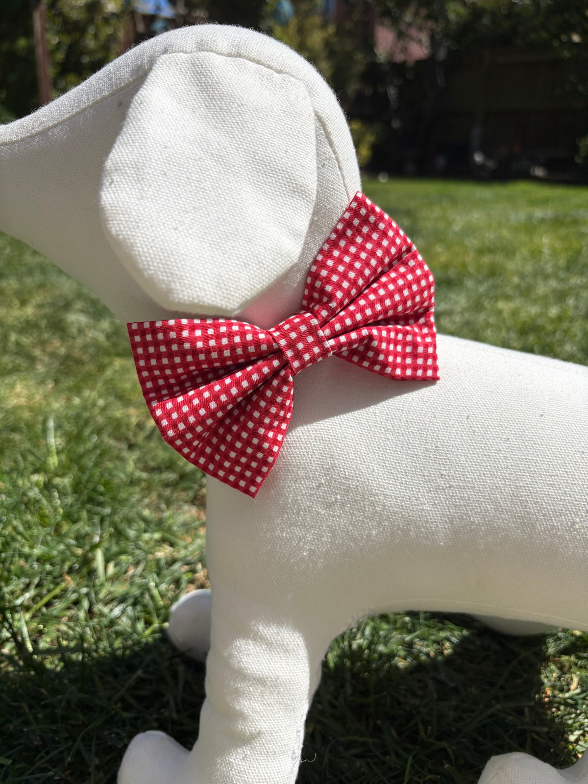 Red Gingham Bow