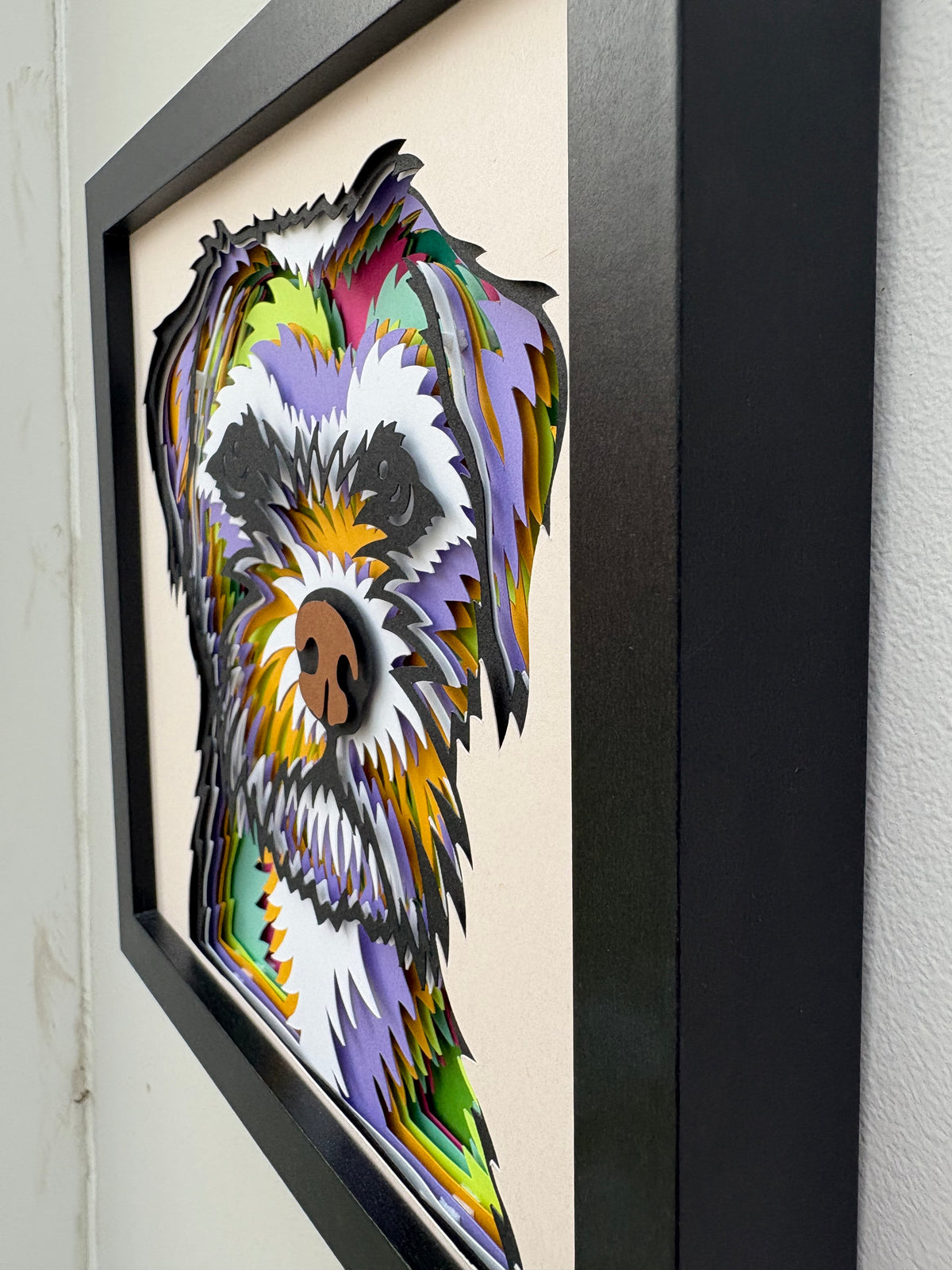 3D Border Terrier Dog Artwork
