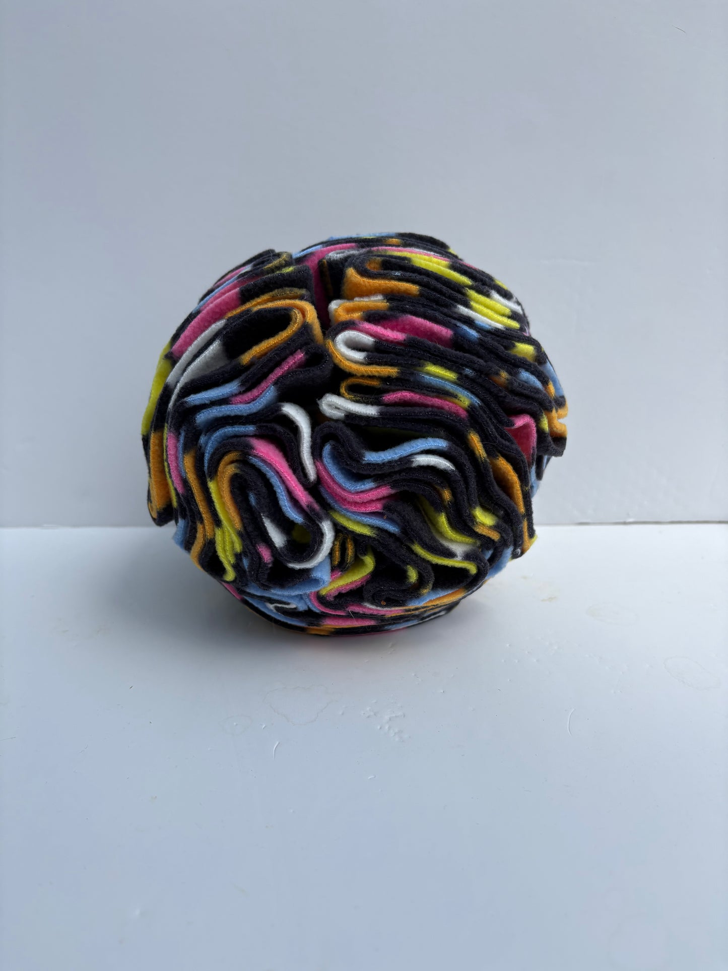 Dog Snuffle Ball 6” Coloured Squares