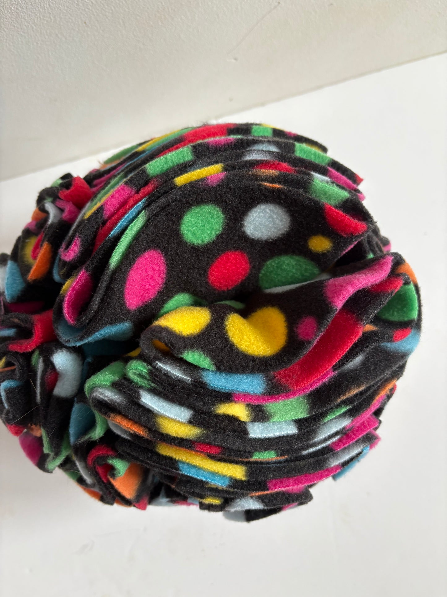 Dog Snuffle Ball 8” Black Spotty