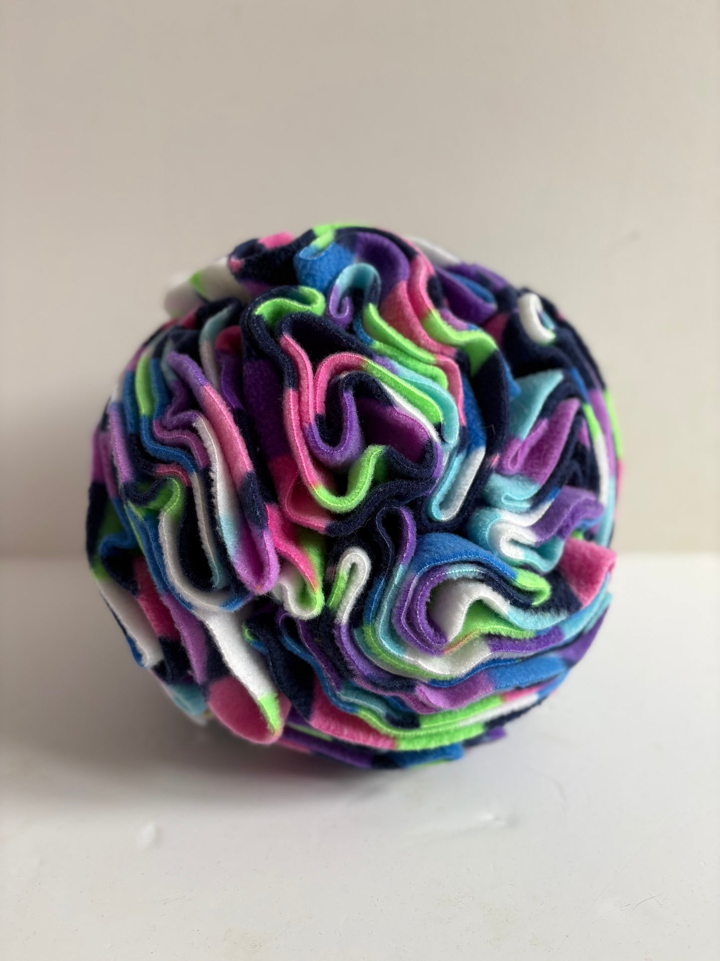 Dog Snuffle Ball 8” Purple Harlequin