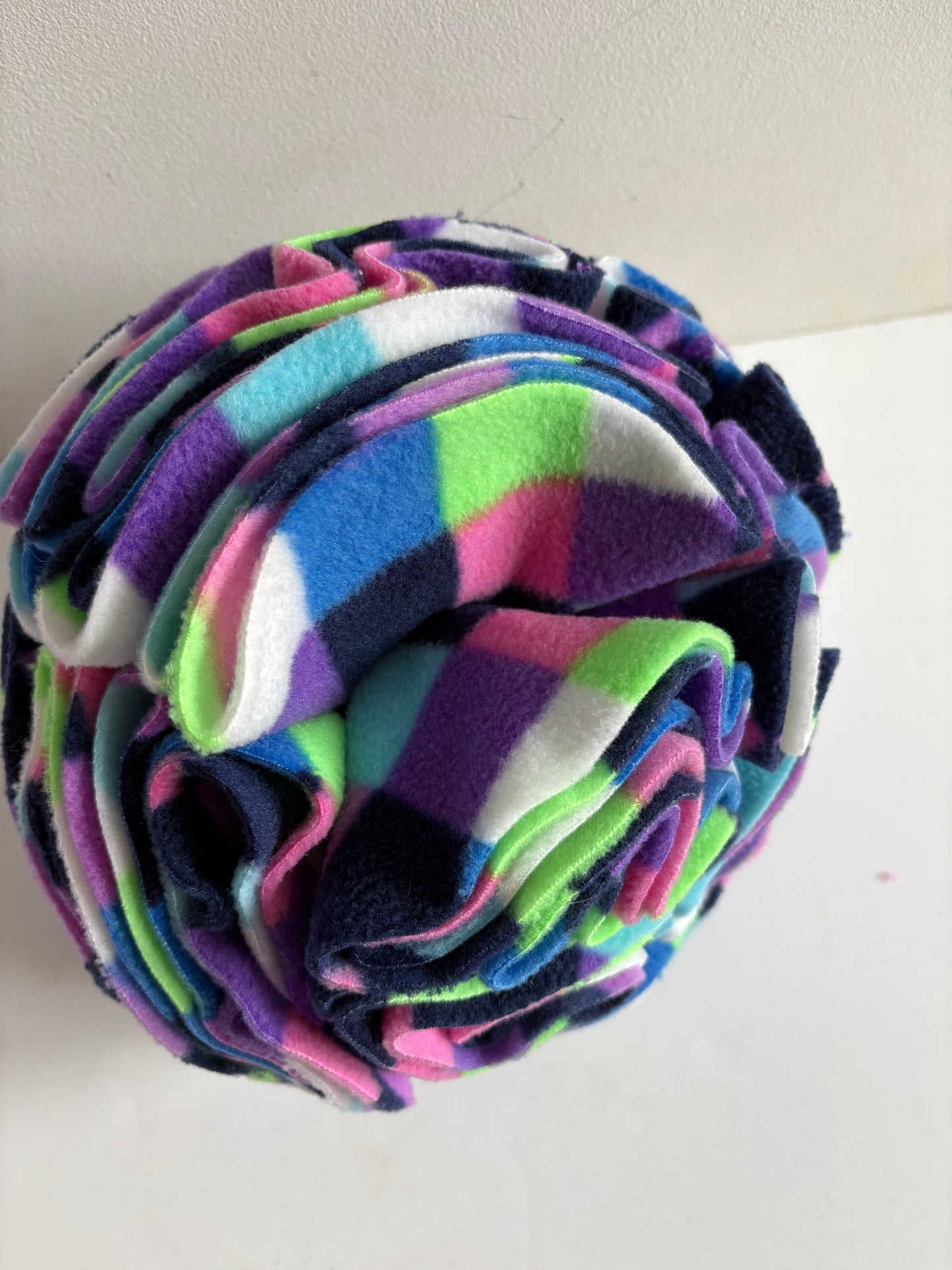 Dog Snuffle Ball 8” Purple Harlequin