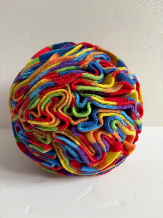 Dog Snuffle Ball 6” Harlequin