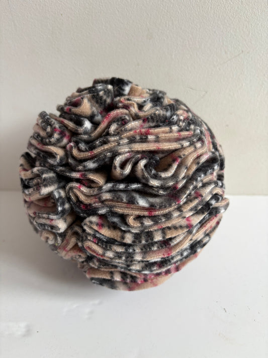 Dog Snuffle Ball 6” Cream Tartan