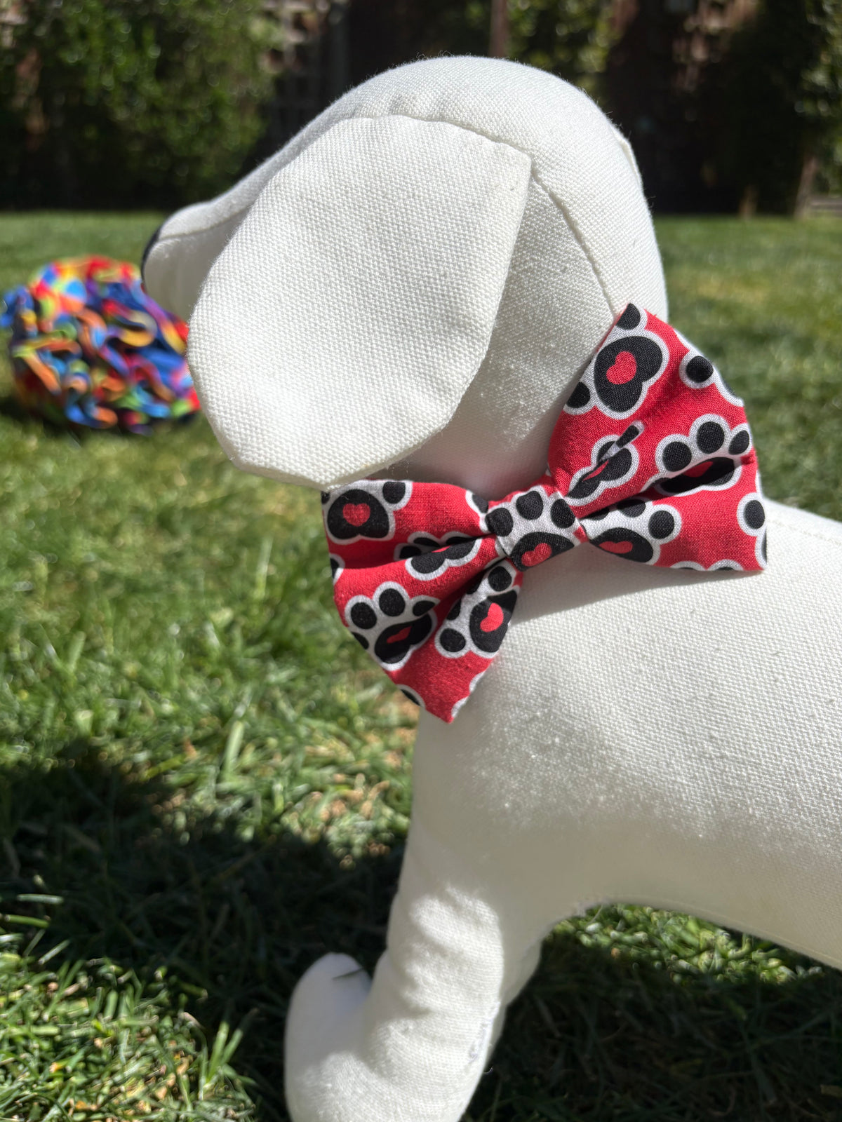Red Paw Bow
