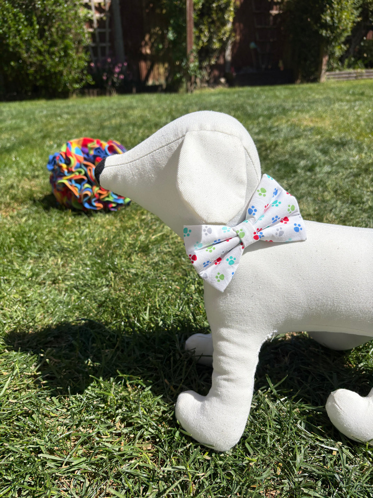 Paw Print Bow