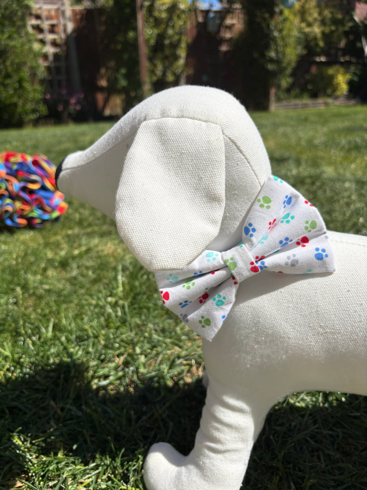 Paw Print Bow