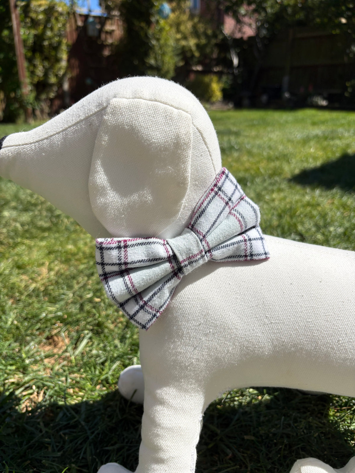 Mint Green Tartan Bow