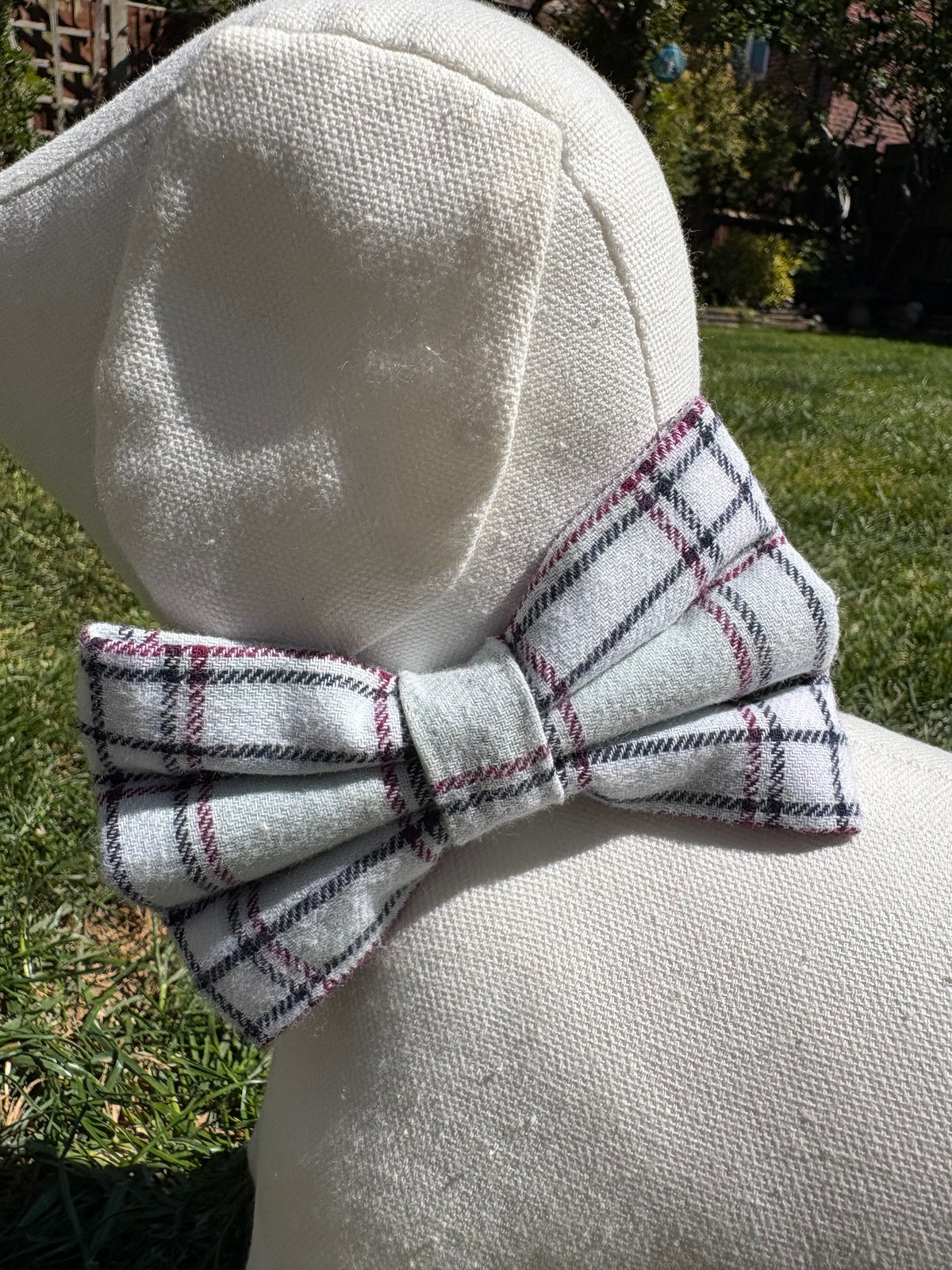 Mint Green Tartan Bow