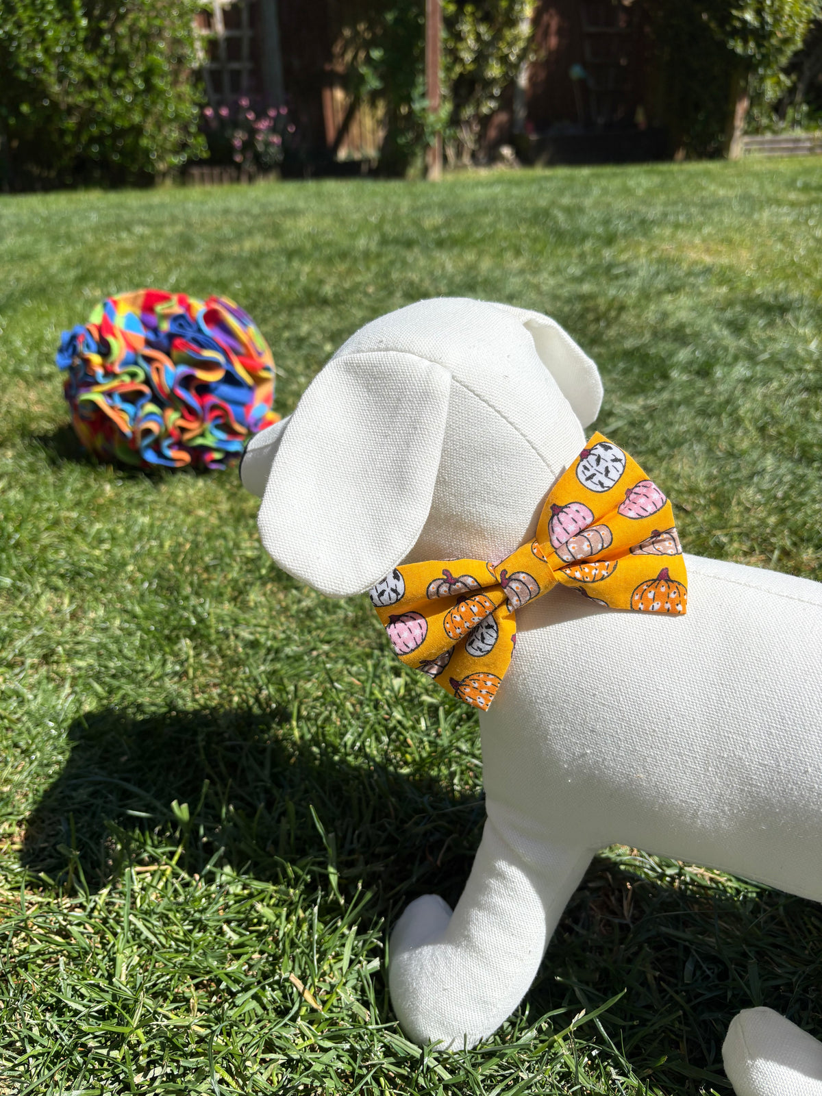 Orange Pumpkin Bow